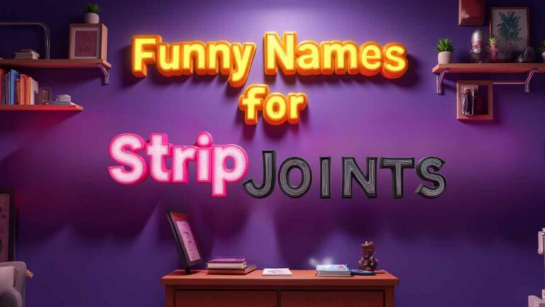 funny names for strip joints