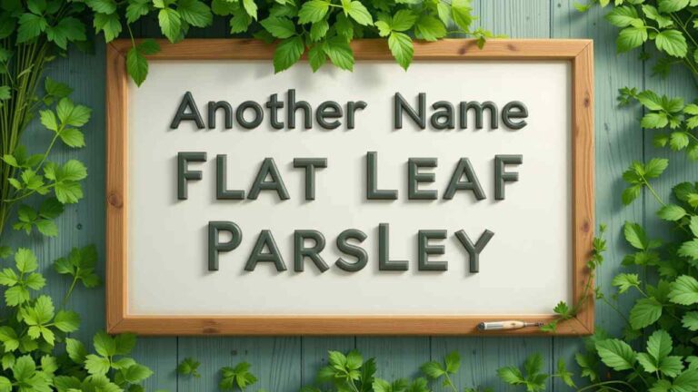 another name for flat leaf parsley