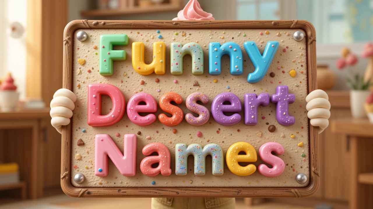 funny dessert names