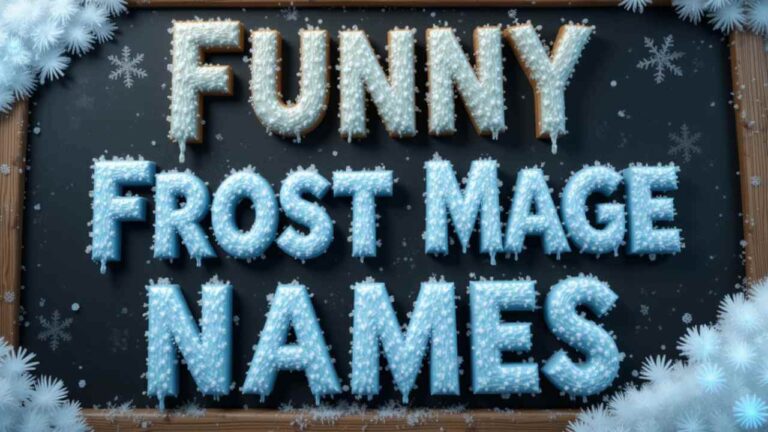 funny frost mage names