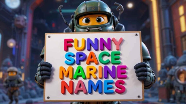 funny space marine names