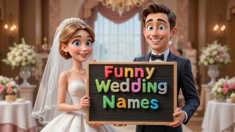 funny wedding names