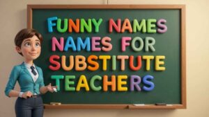 funny names for substitute teachers
