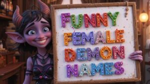 funny female demon names​