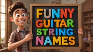 funny guitar string names