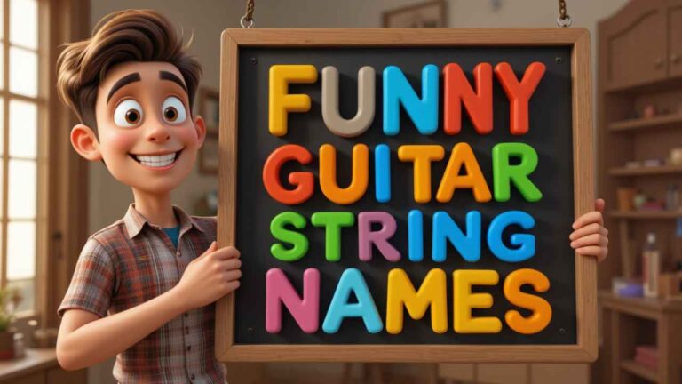 funny guitar string names