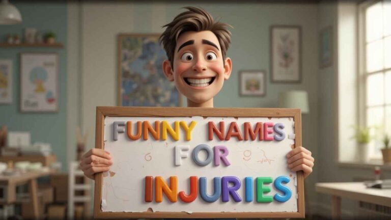 funny names for injuries