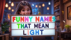 funny names that mean light