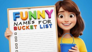 funny names for bucket list