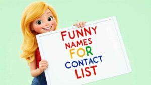 funny names for contact list