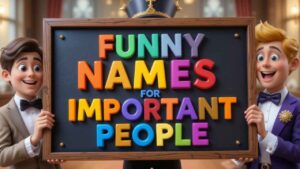 funny names for important people