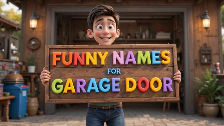 funny names for garage door