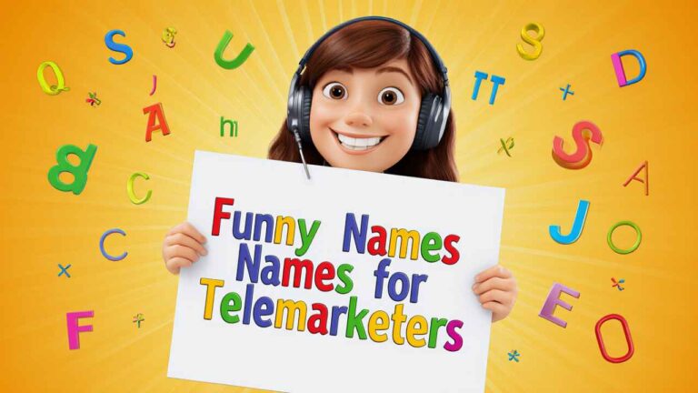 funny names for telemarketers